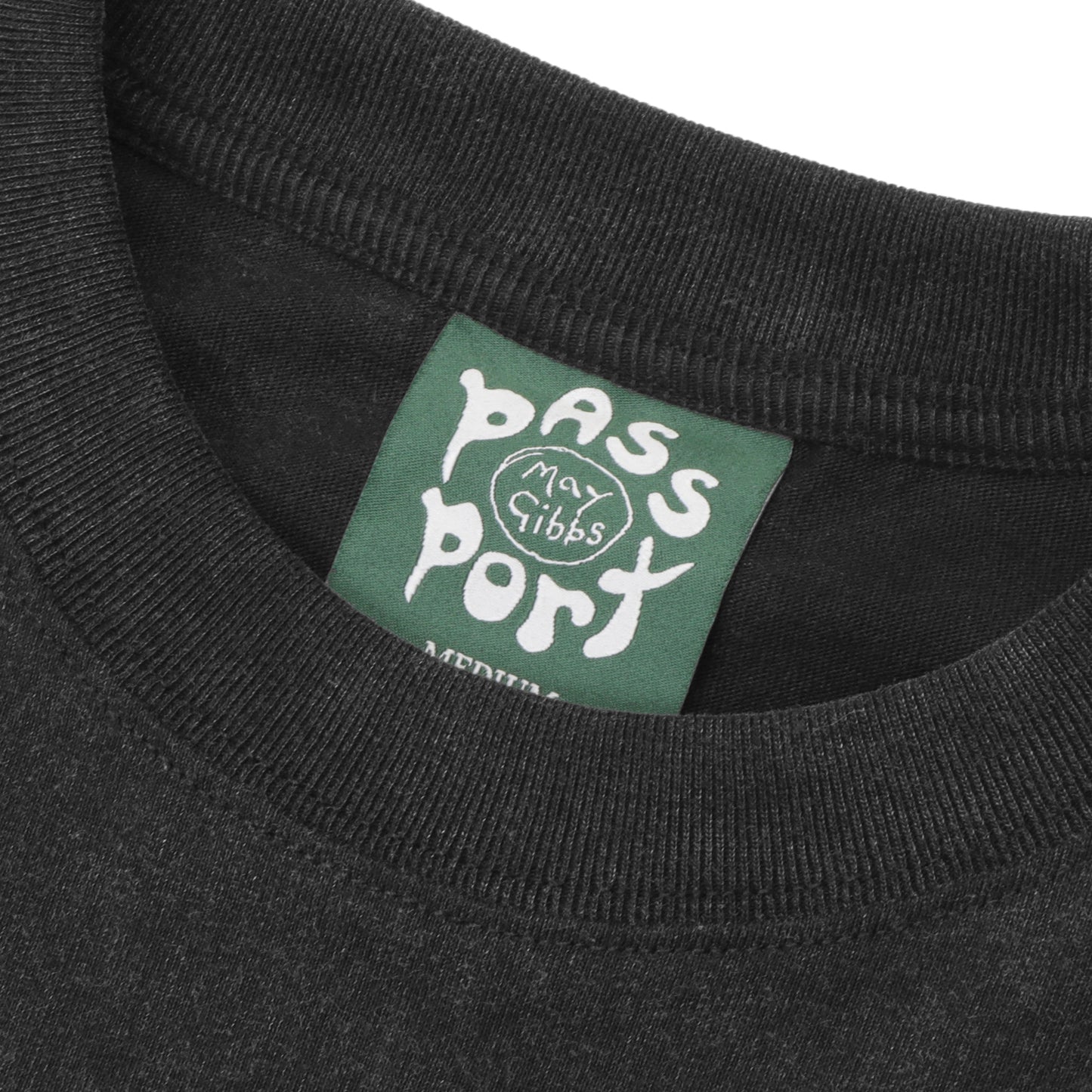 Pass~Port - Webbed Bed Tee Acid Black