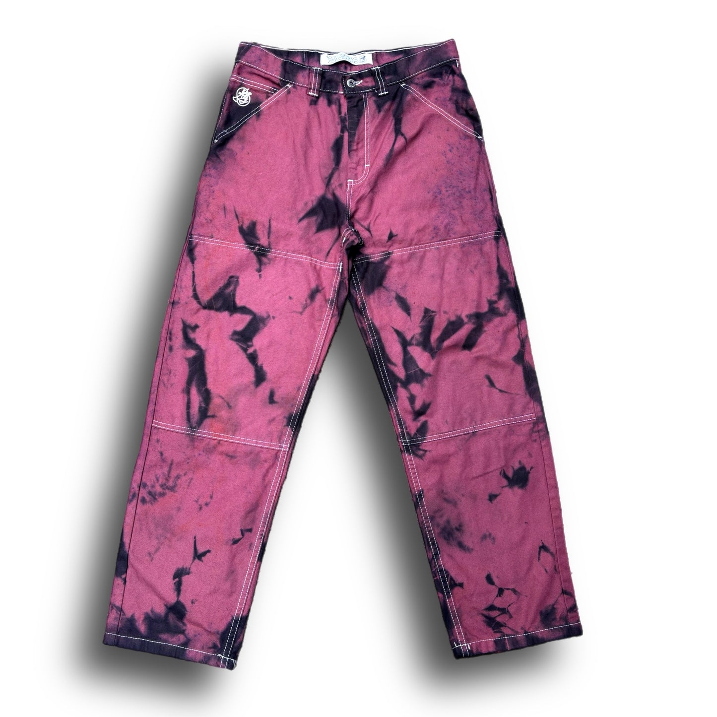 Polar Skate Co. - '93 Work Pants - Over-Dyed - Plum/Black