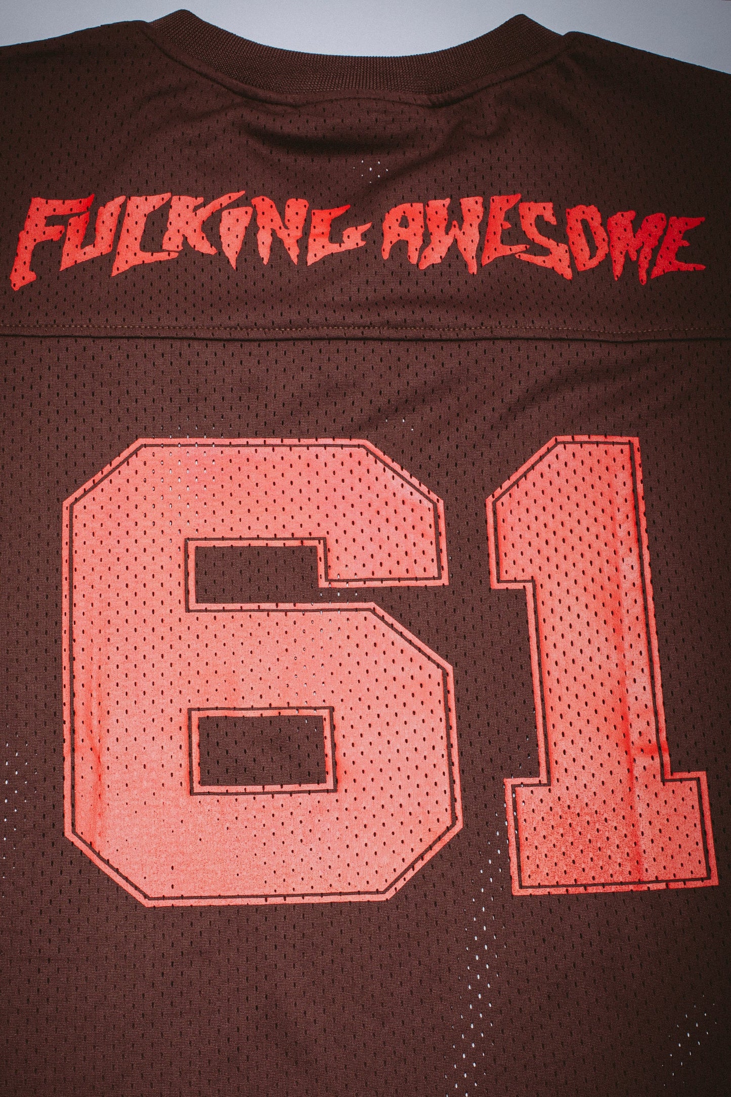 Fucking Awesome - Stamp Logo Practice Jersey - Brown