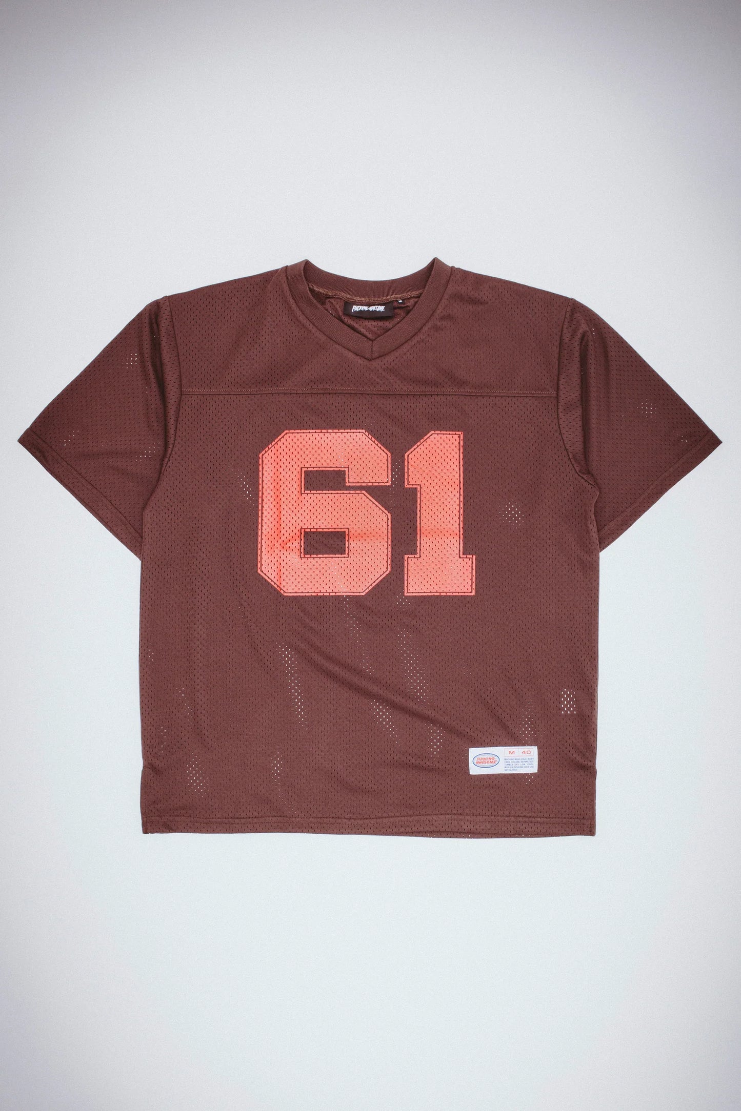 Fucking Awesome - Stamp Logo Practice Jersey - Brown
