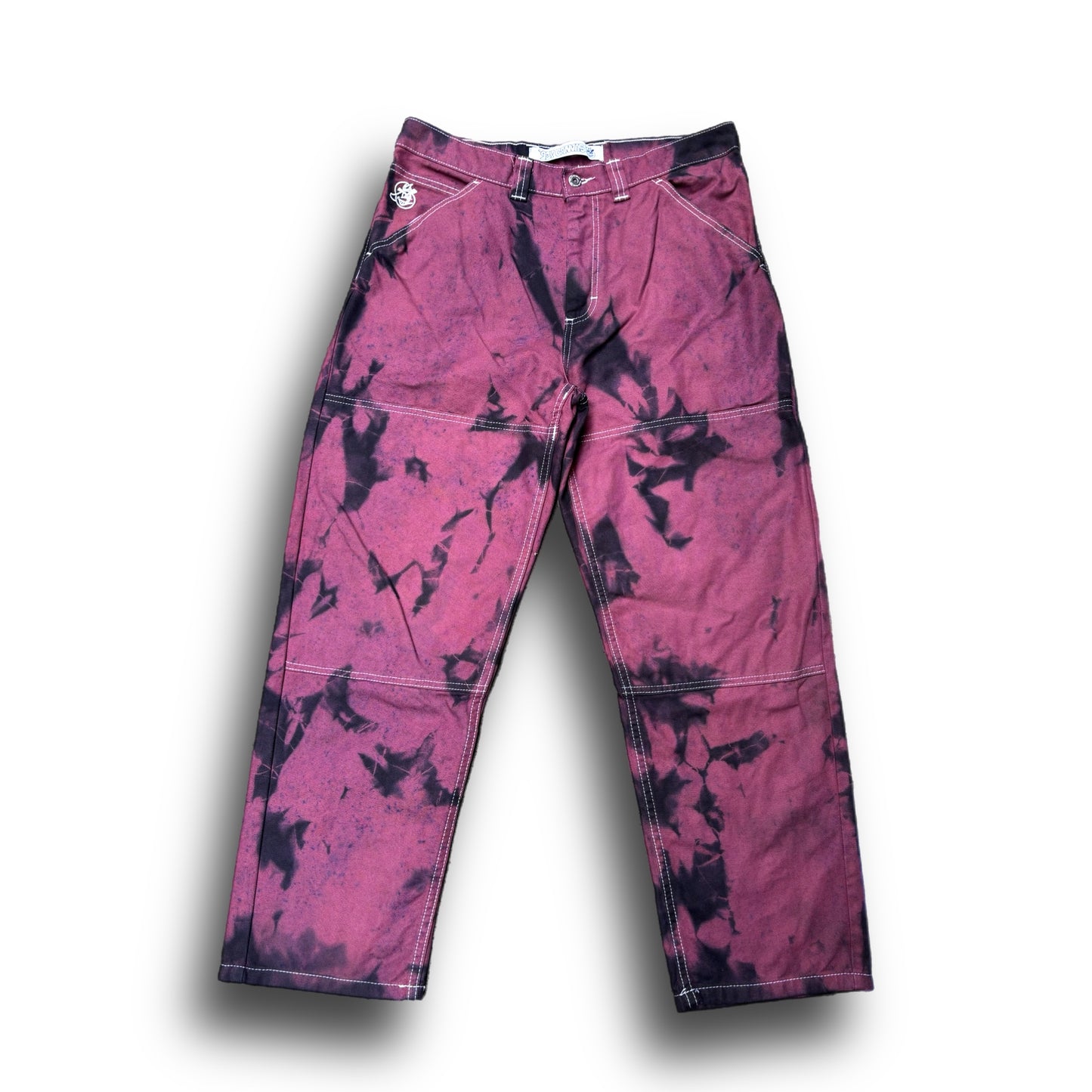 Polar Skate Co. - '93 Work Pants - Over-Dyed - Plum/Black