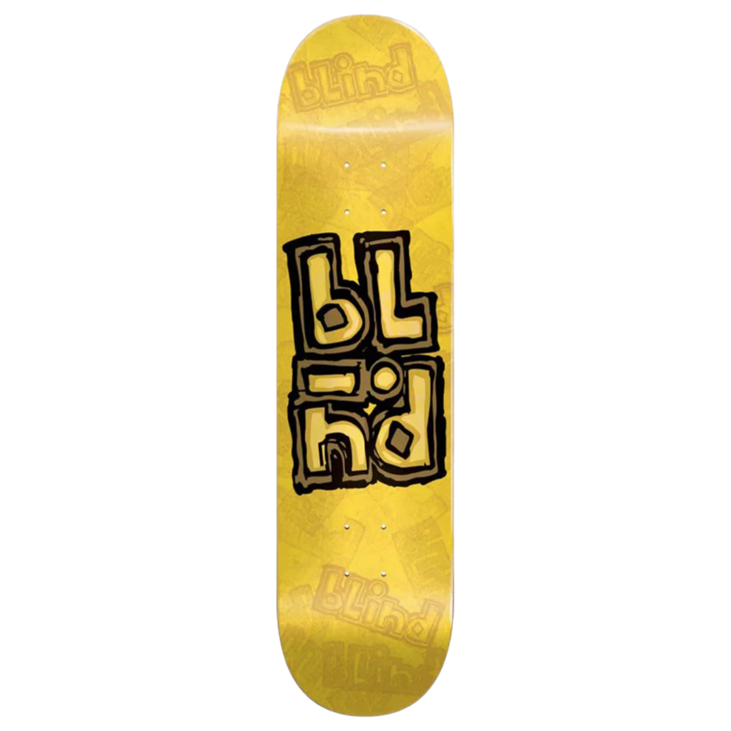 Blind - OG Stacked Stamp Yellow 7.75"