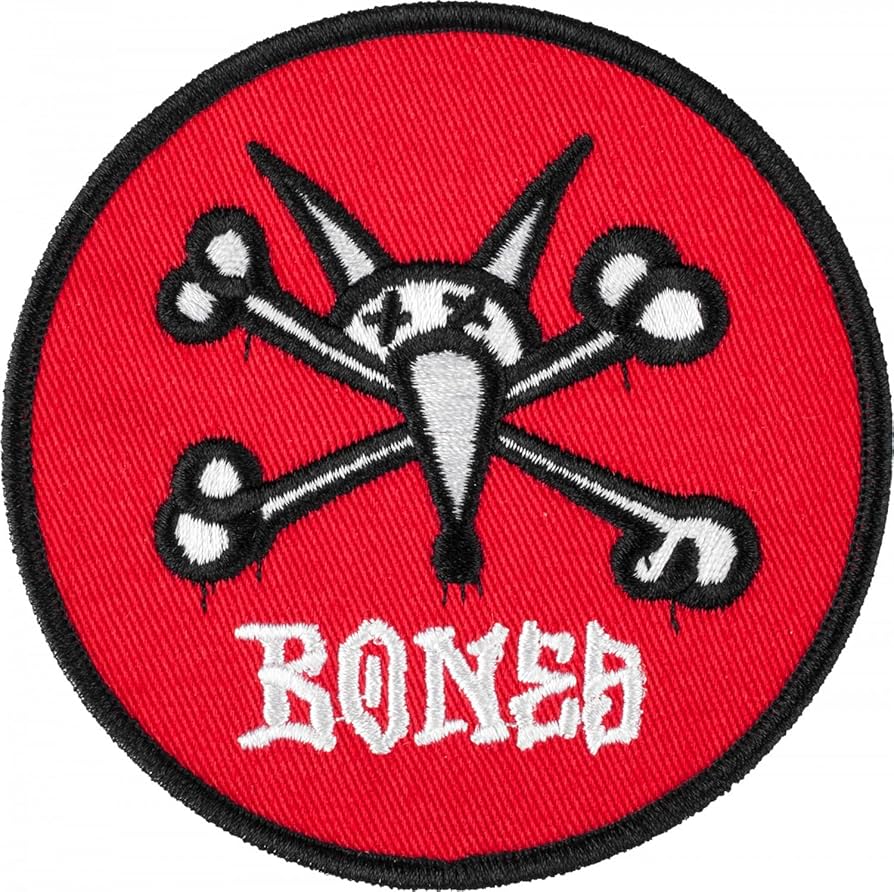 Powell Peralta | Vato Rat Red Iron On Patch