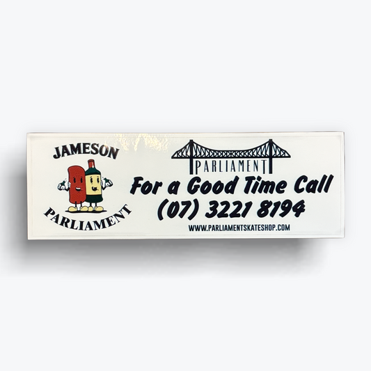 Jameson X Parliament - Bumper Sticker