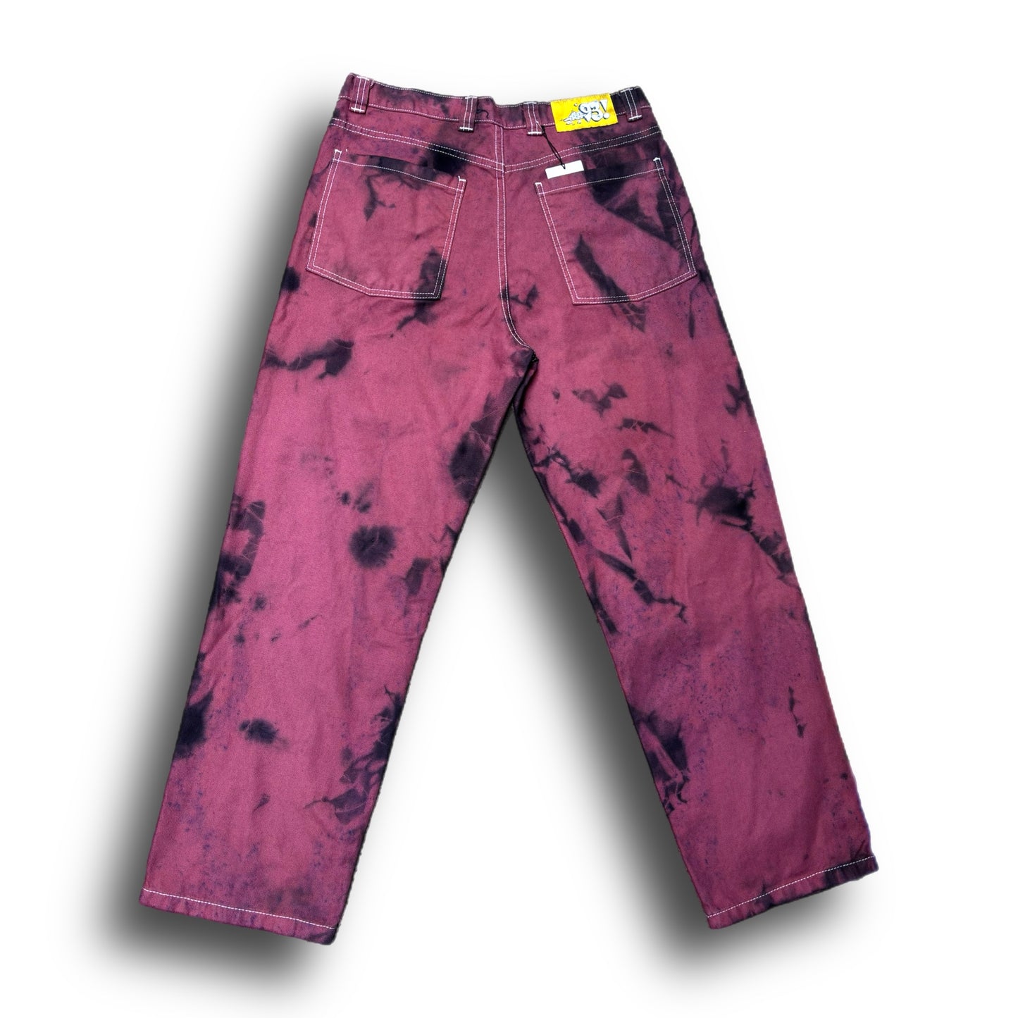 Polar Skate Co. - '93 Work Pants - Over-Dyed - Plum/Black