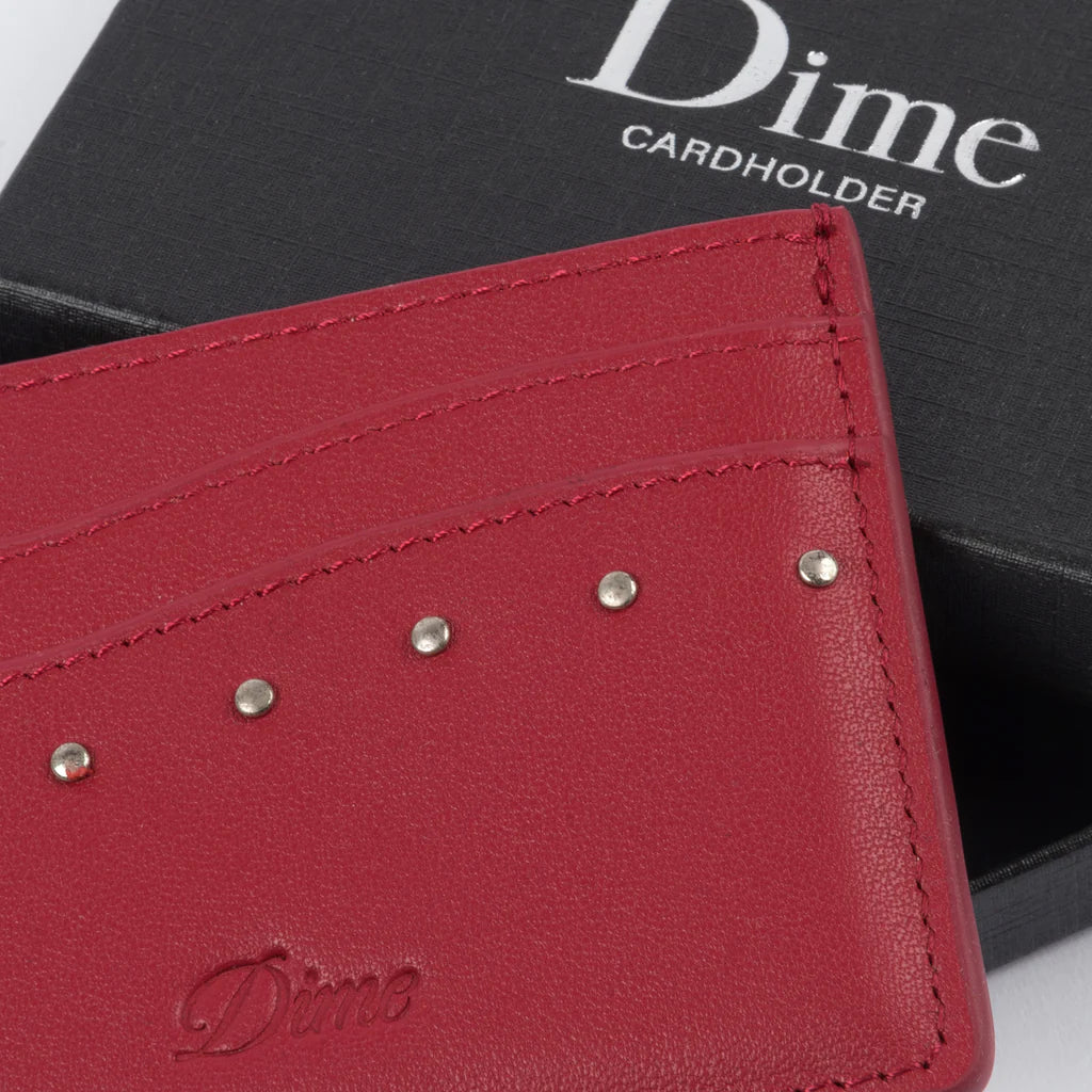 Dime - Studded Cardholder - Red