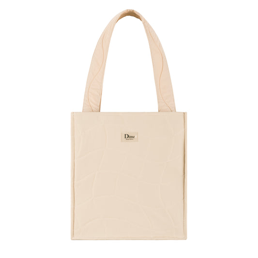 Dime - Quilted Tote - Tan