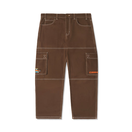 Cash Only - Aleka Cargo Jeans -Brown