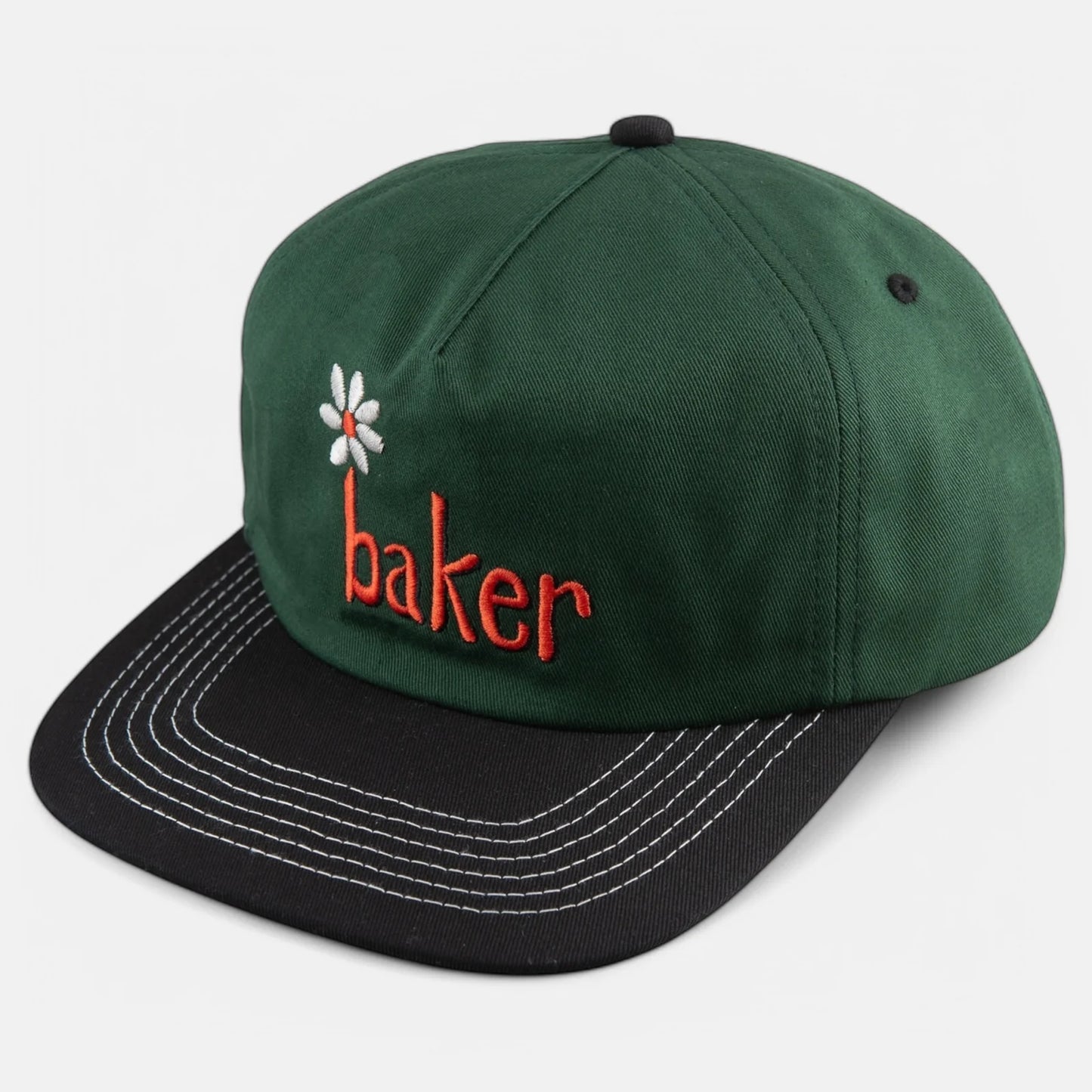 Baker Skateboards - Daisy Green/black Snapback