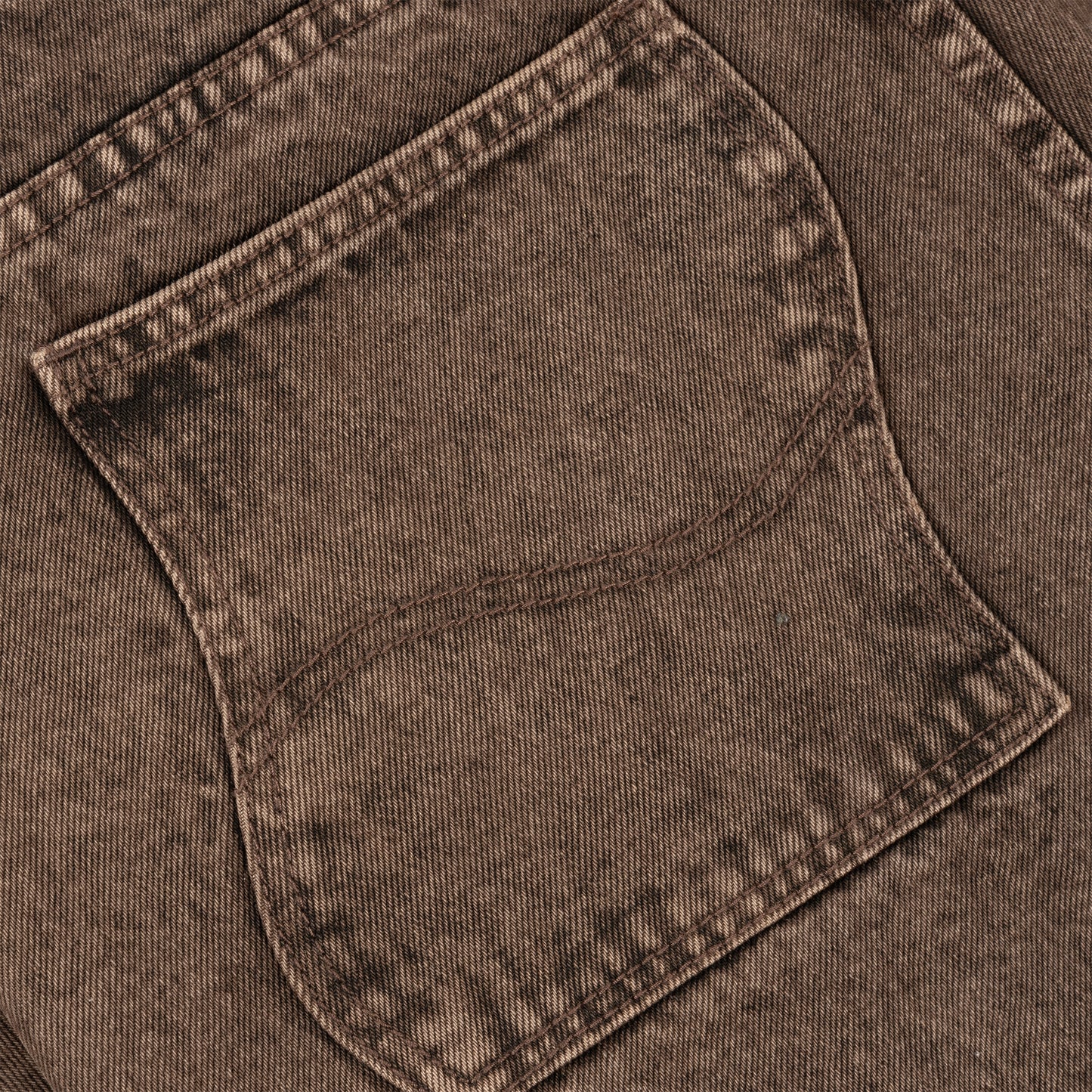 Dime - Classic Relaxed Denim Pants - Faded Brown