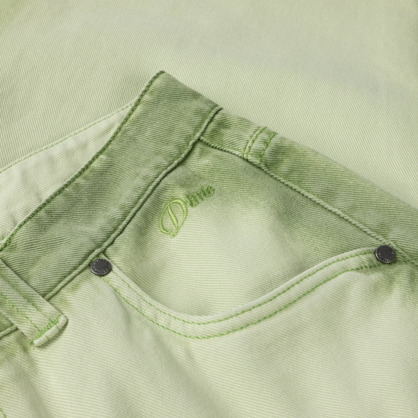 Dime - Classic Baggy Denim Pants - Matcha
