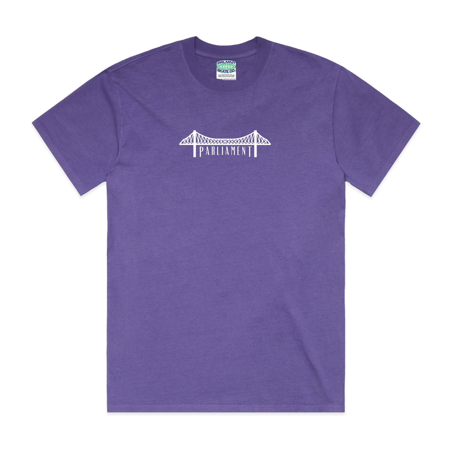 Parliament - Bridge Logo T-Shirt - Faded Purple