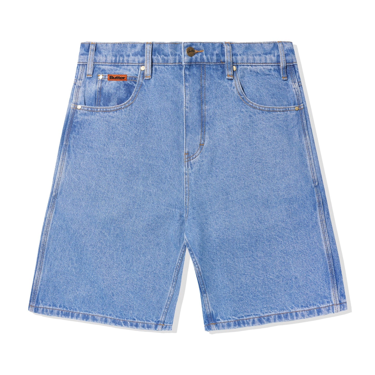 Butter Goods - Baggy Denim Shorts - Washed Indigo