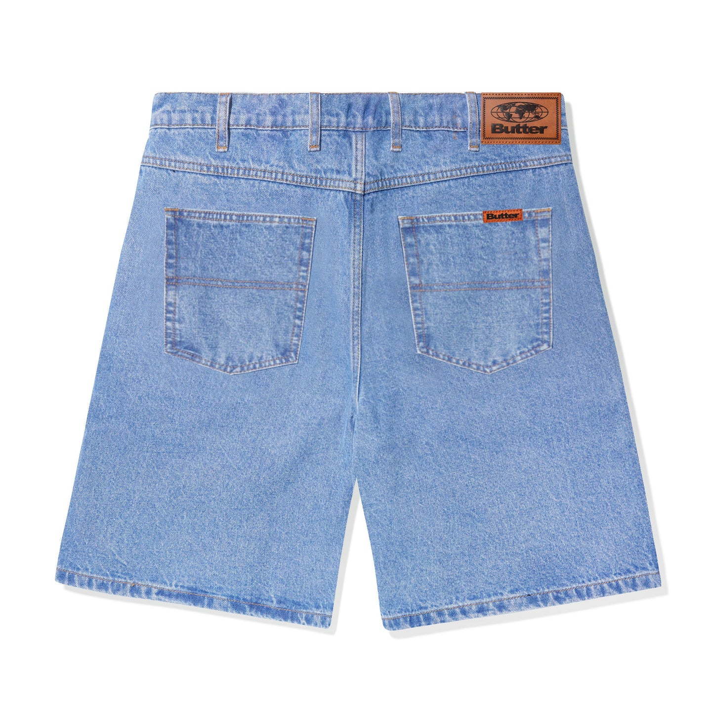 Butter Goods - Baggy Denim Shorts - Washed Indigo