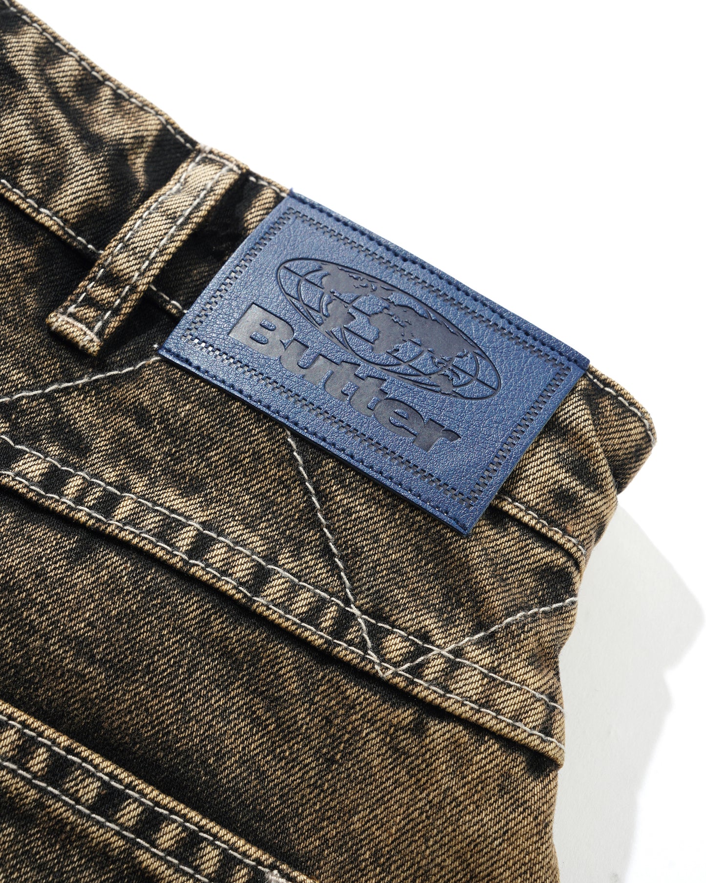 Butter Goods - Bronco Denim Shorts - Washed Black