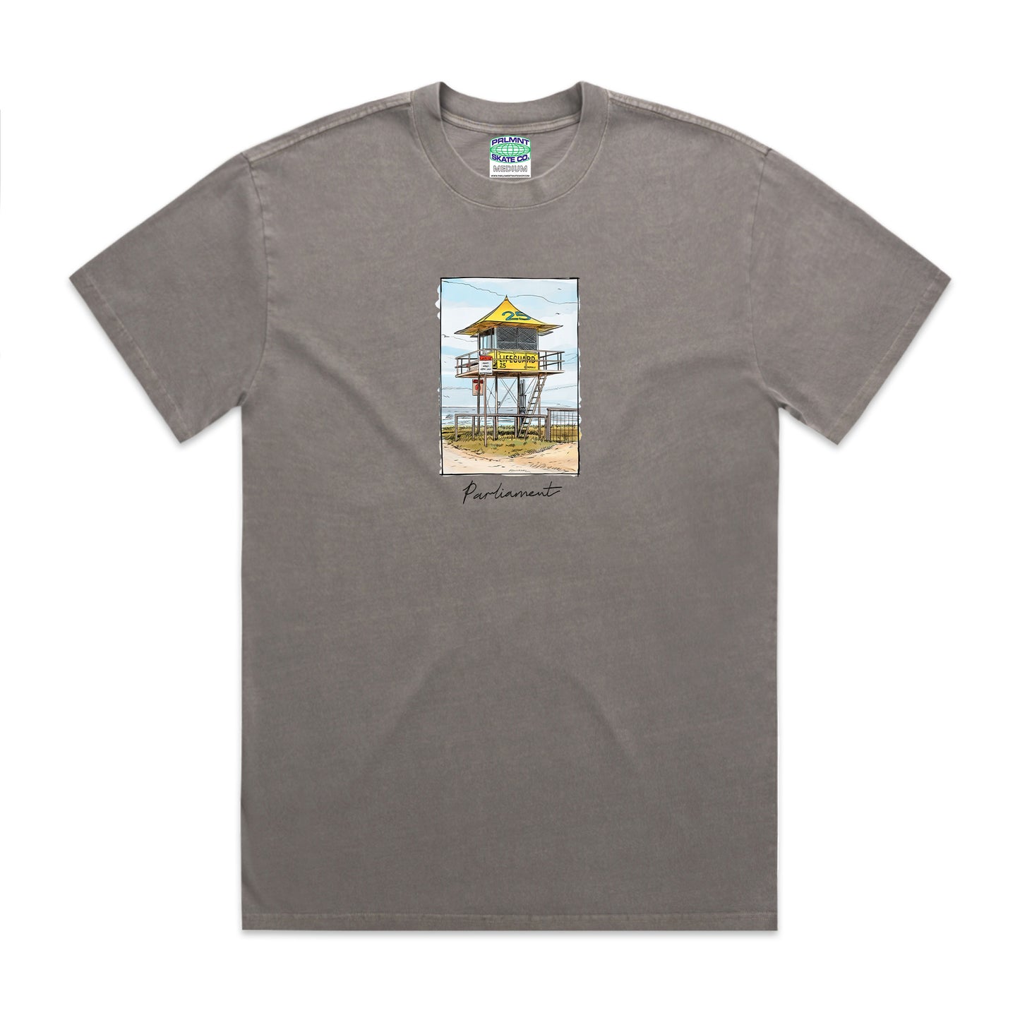 Parliament - Coast Guard Tower T-Shirt - Vintage Grey