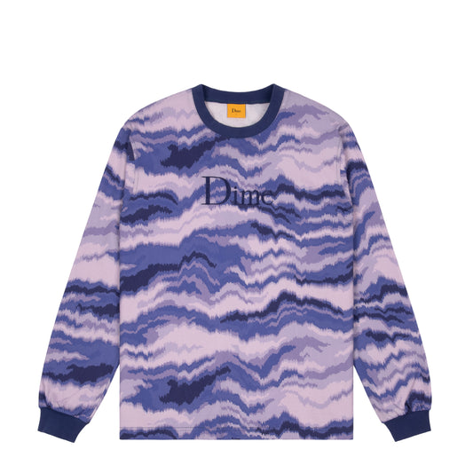 Dime - Frequency Long Sleeve Shirt - Purple