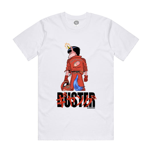 Duster Gang by Gimiks Born - Kaneda Tee - White
