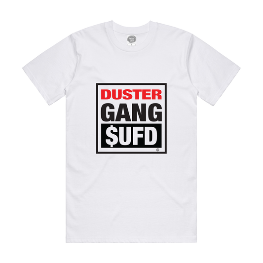 Duster Gang by Gimiks Born - Visions Tee - White