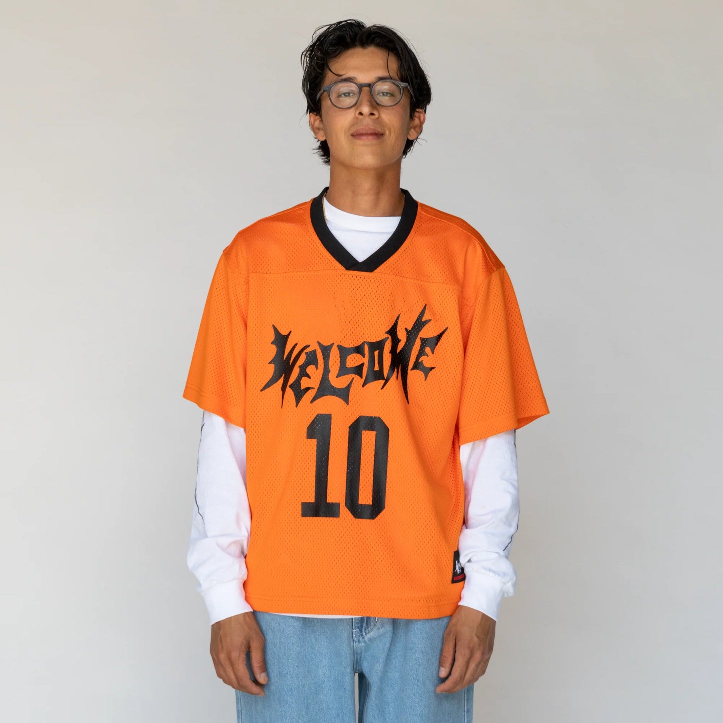 Welcome Skateboards - Huddle Mesh Football Jersey - Puffin