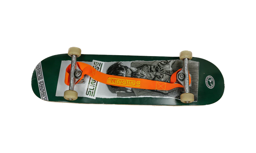 Slingting - Skateboard Sling - Orange (Orange Embroidery)