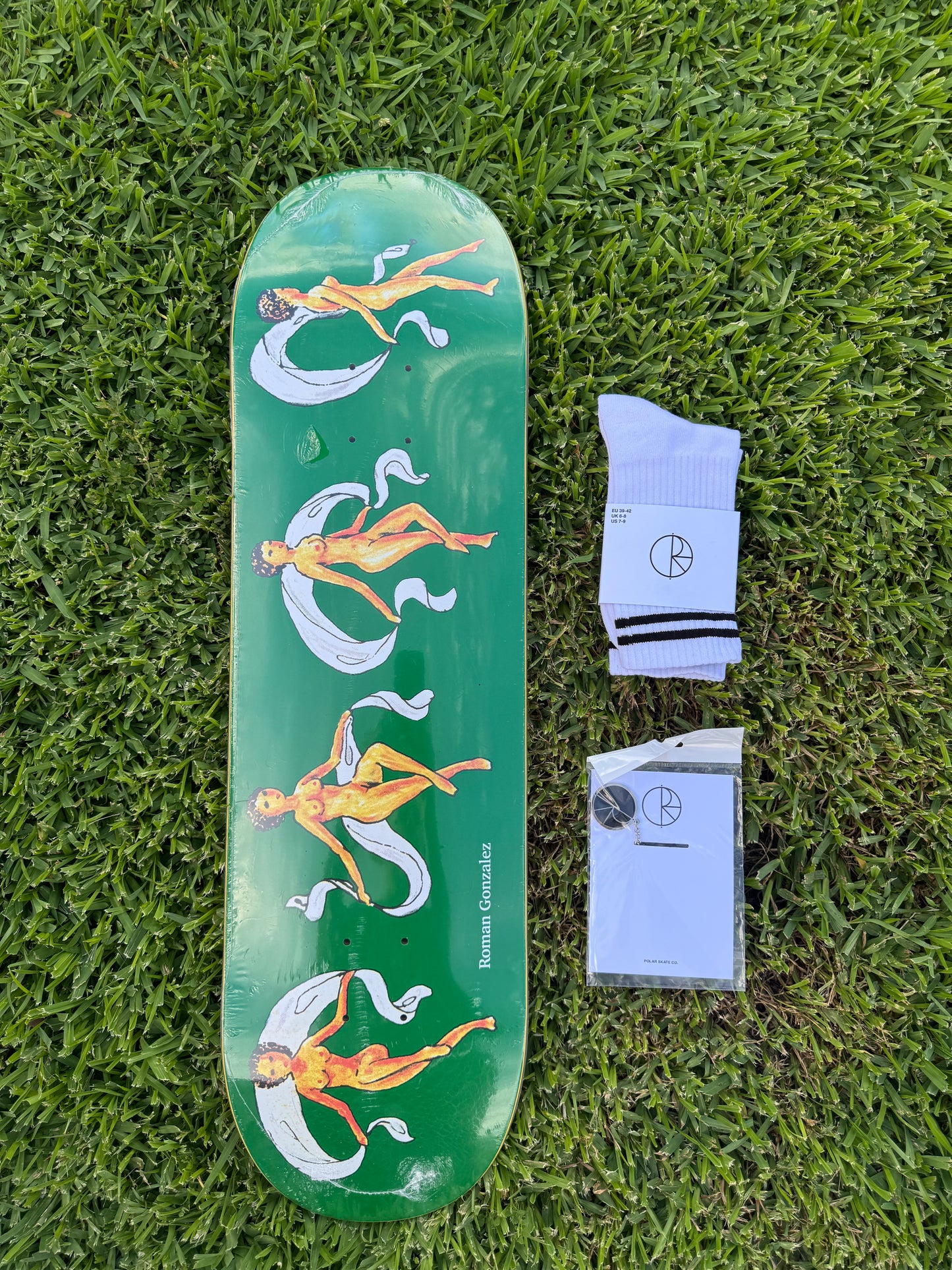 Sale Deal - Polar Skate Co 8.75 deck, Keyring & Socks