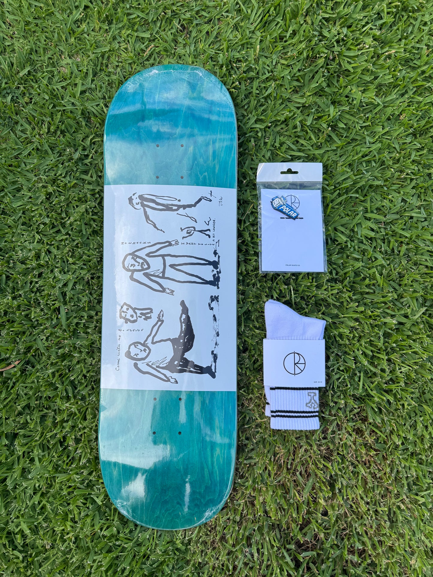 Sale Deal - Polar Skate Co 9.0 deck, Keyring & Socks
