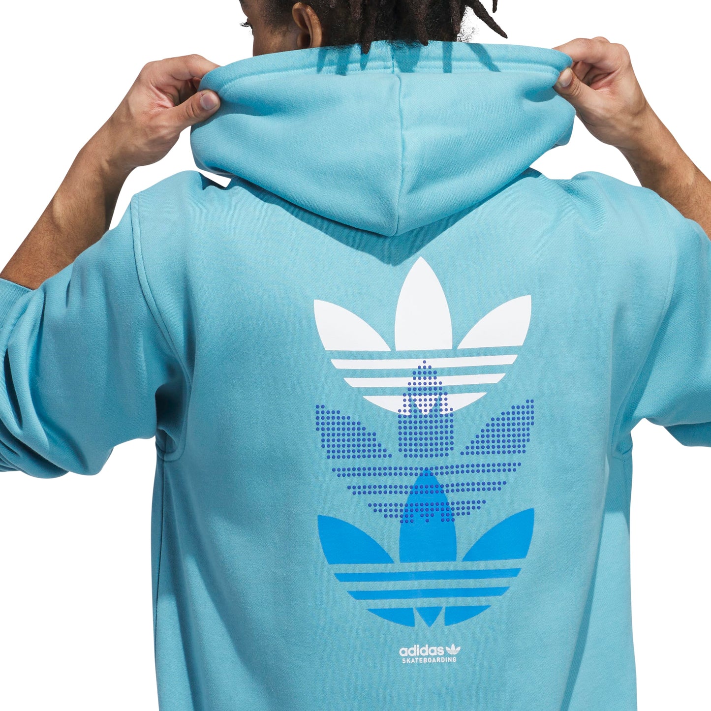 Adidas Skateboarding - Skateboarding Triple Trefoil Hoodie - Preloved Blue / Bright Royal