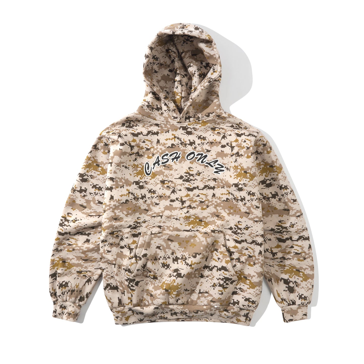 Cash Only - Logo Pullover Hood - Camo