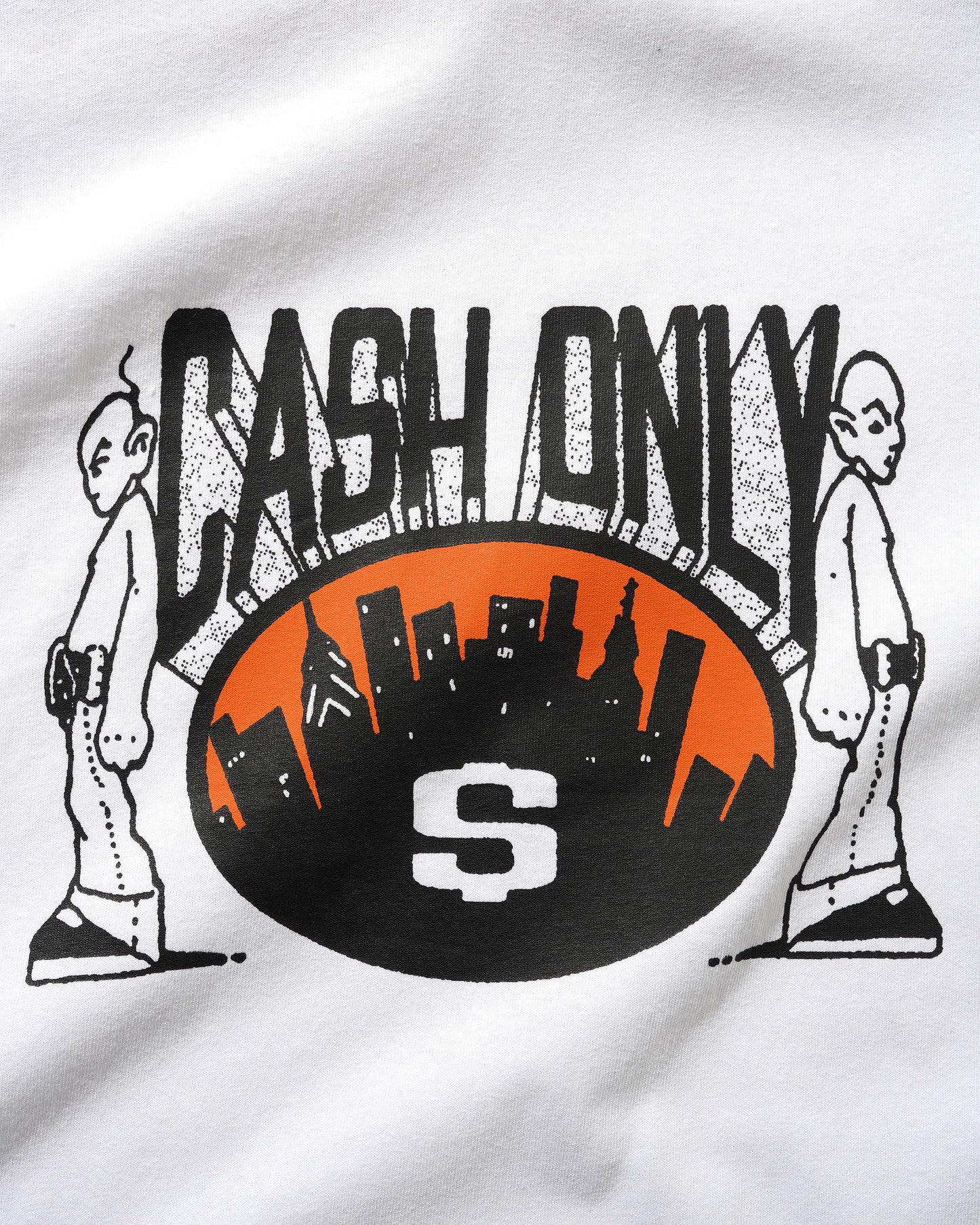 Cash Only - Metro Tee - White