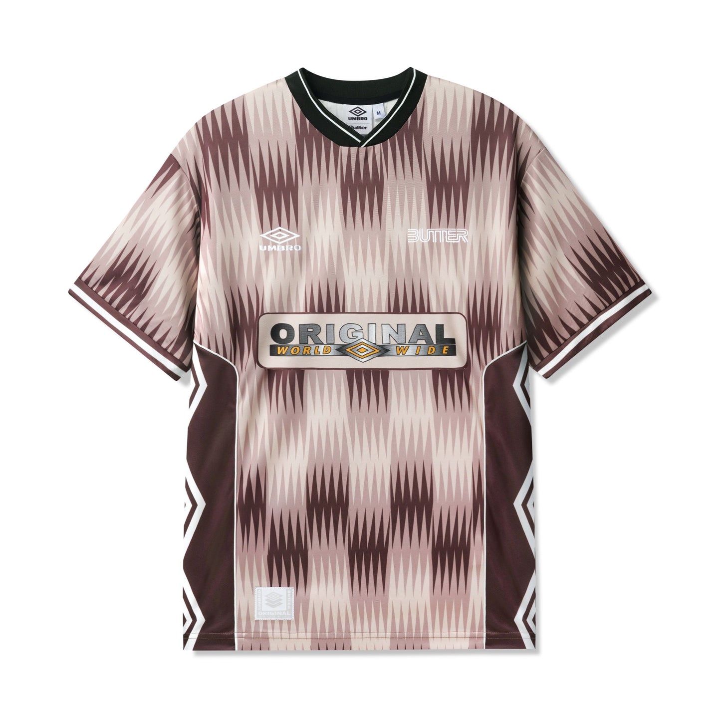 Butter X Umbro - Optical Jersey - Brown/Taupe