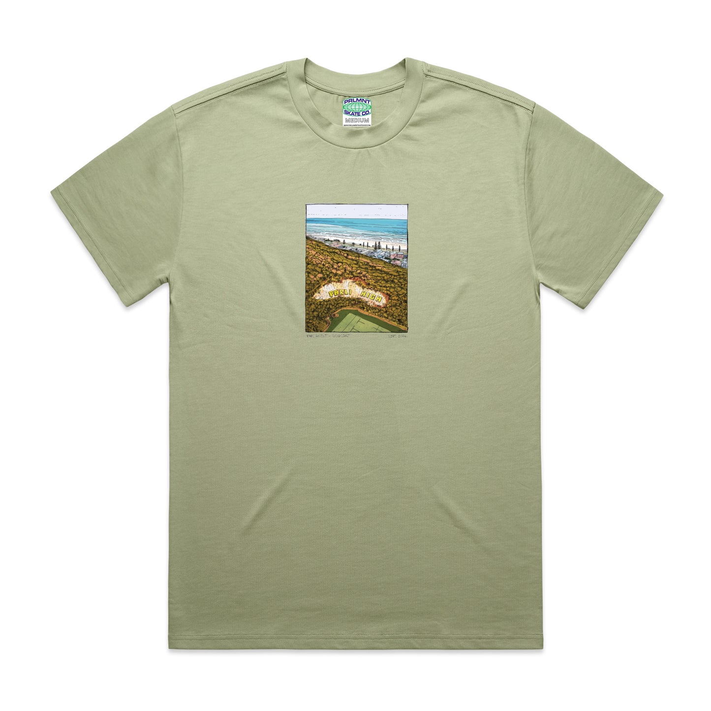 Parliament - Parli High T-Shirt - Vintage Matcha