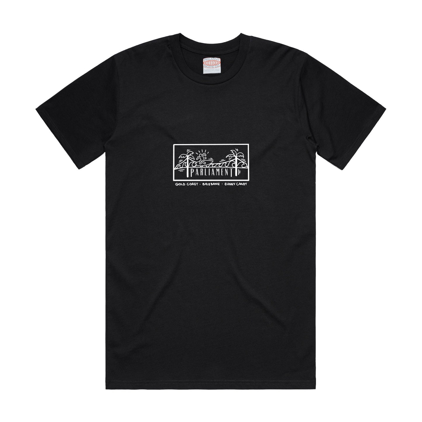Parliament - White Surf Bridge T-shirt - Black