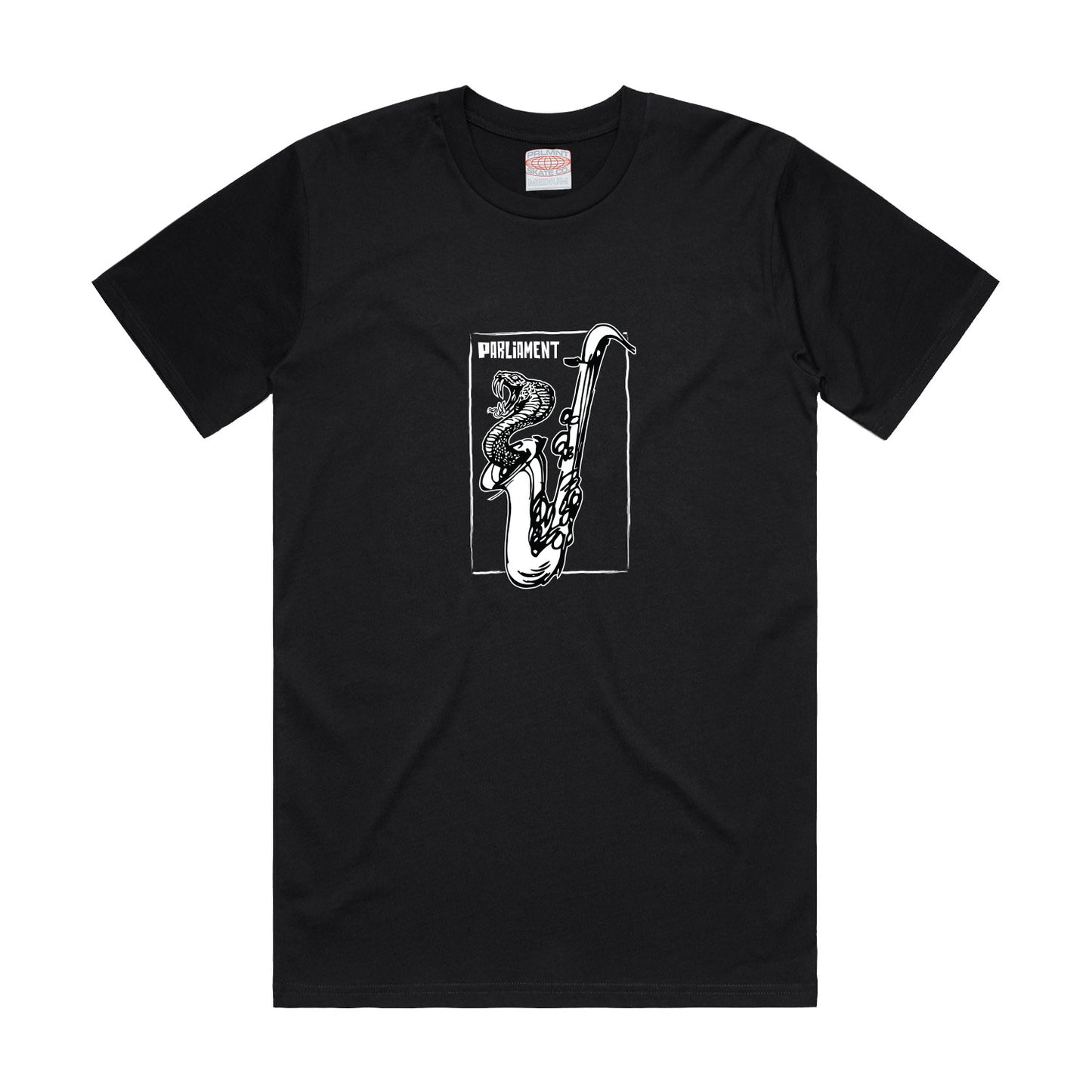 Parliament - White Snake Jazz T-shirt - Black