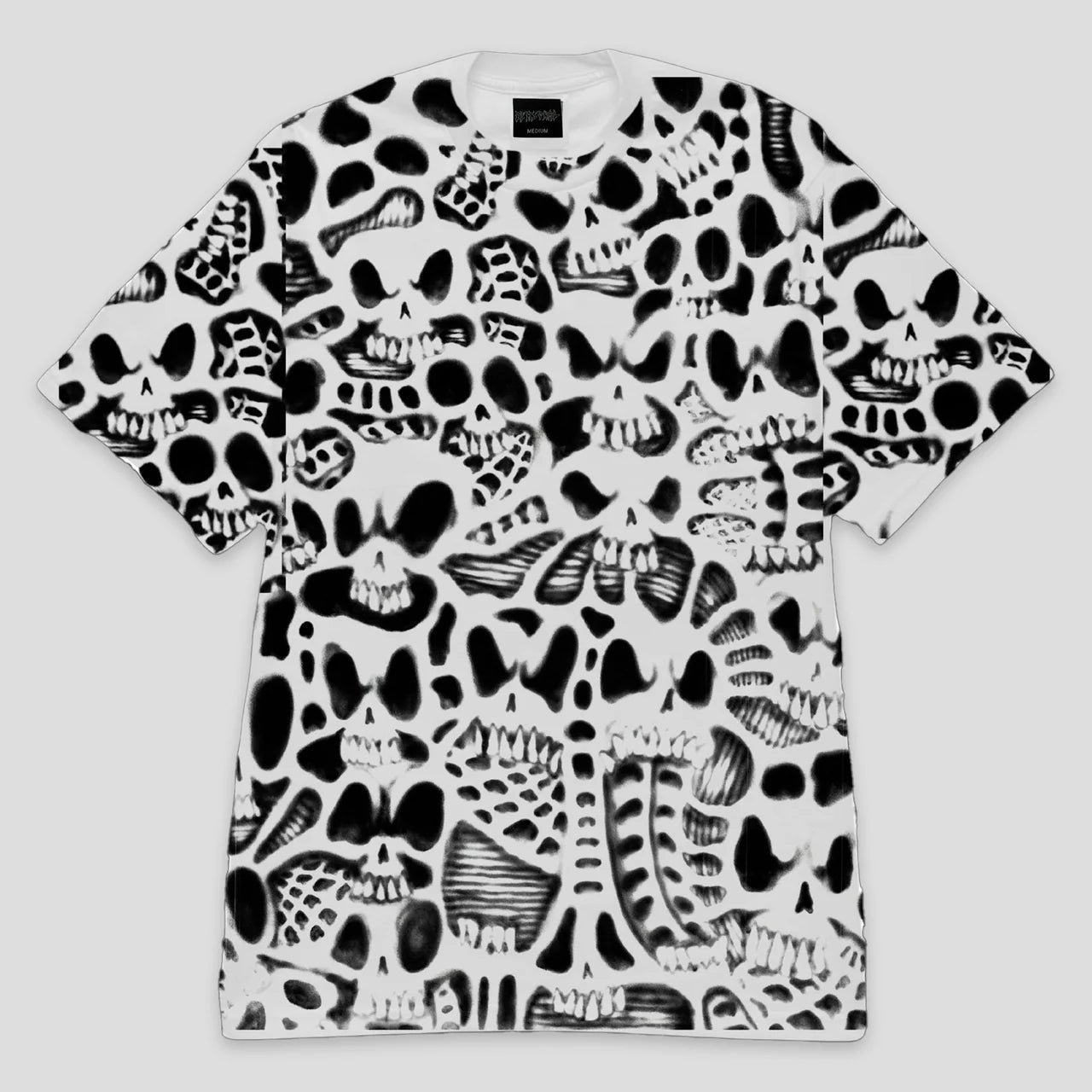 Personal Joint - Ziggy Skulls AOP Tee - White