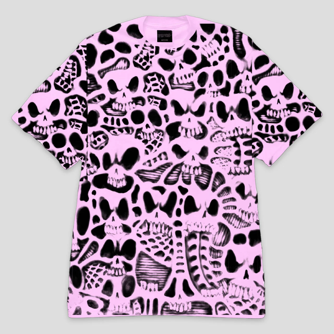 Personal Joint - Ziggy Skulls AOP Tee - Pink