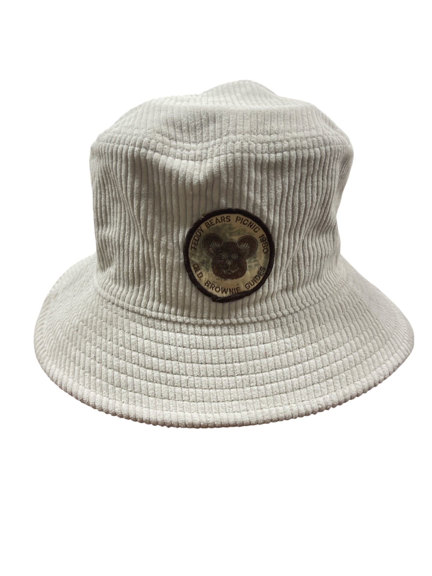 Parliament Queensland Vintage Patch - Bucket Hat (Teddy Bears) Stone