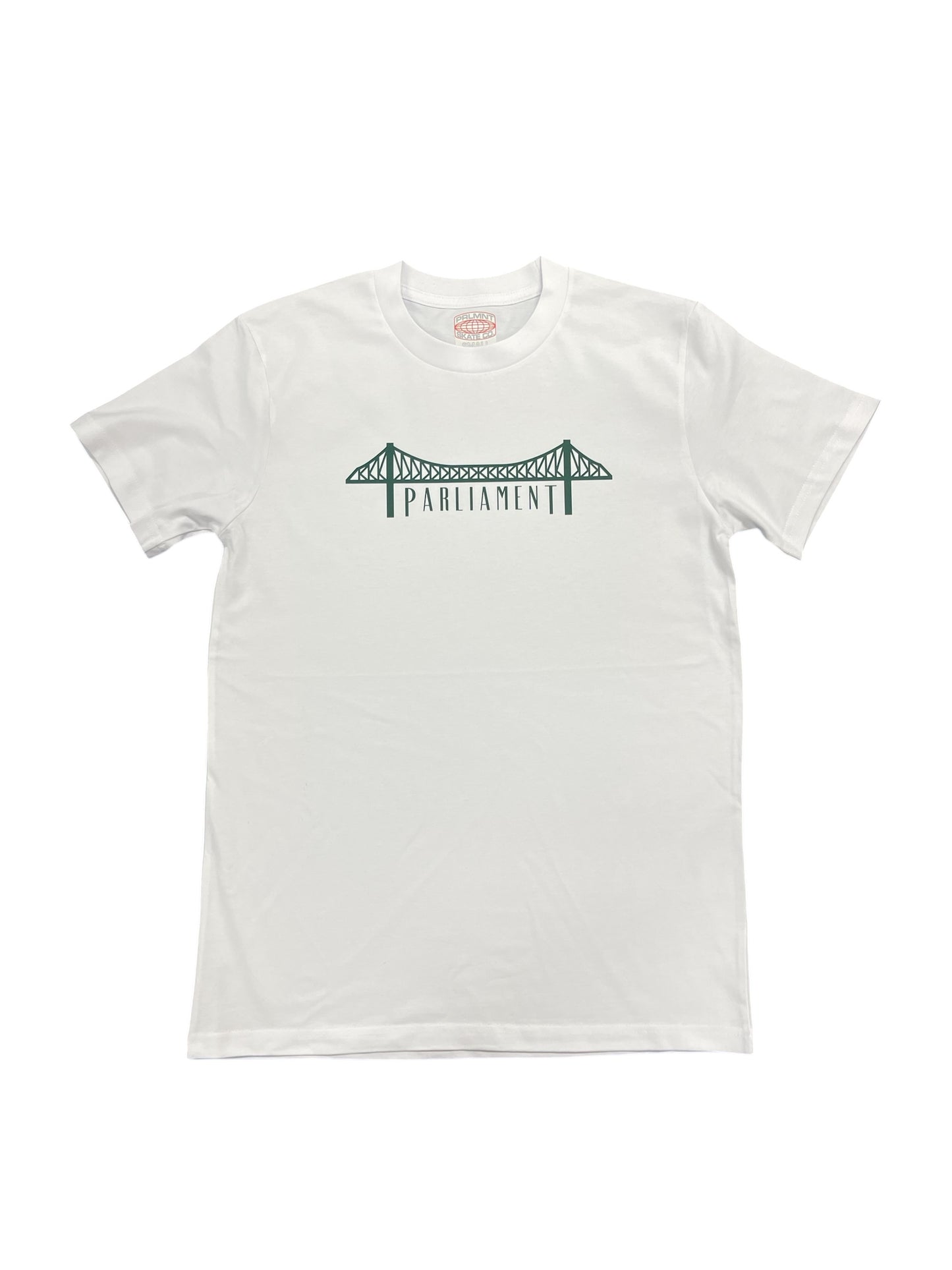 Parliament - Bridge Logo Tee - White Tee