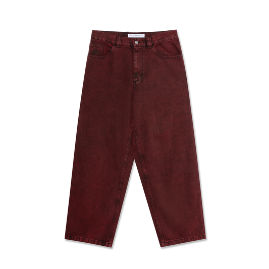 Polar Skate Co. - Big Boy Pants - Red Black (XXXS-XS)