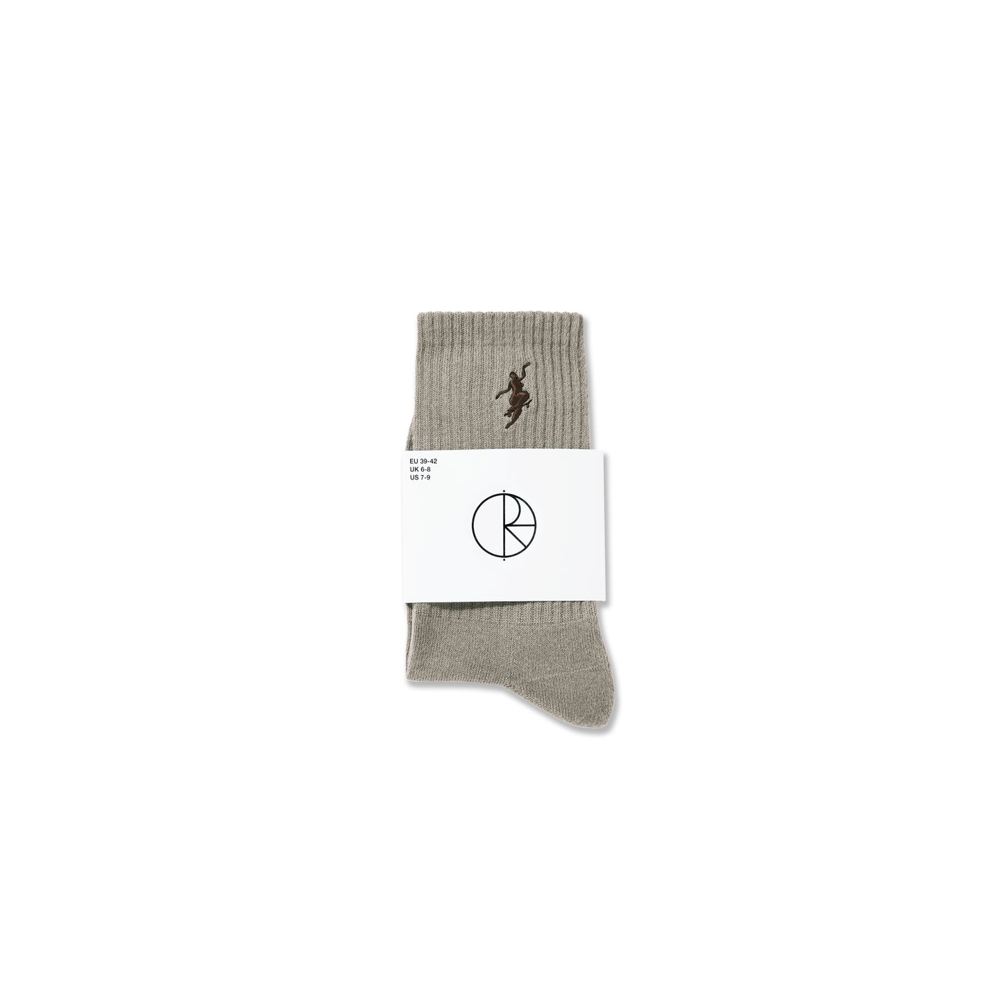 Polar Skate Co. - Rib Socks | No Comply - Sand/Brown