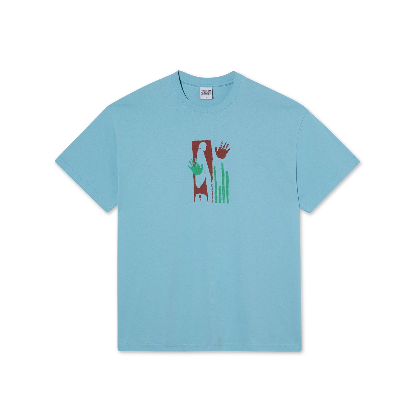 Polar Skate Co. - Tee | Sitting Hands - Sky Blue