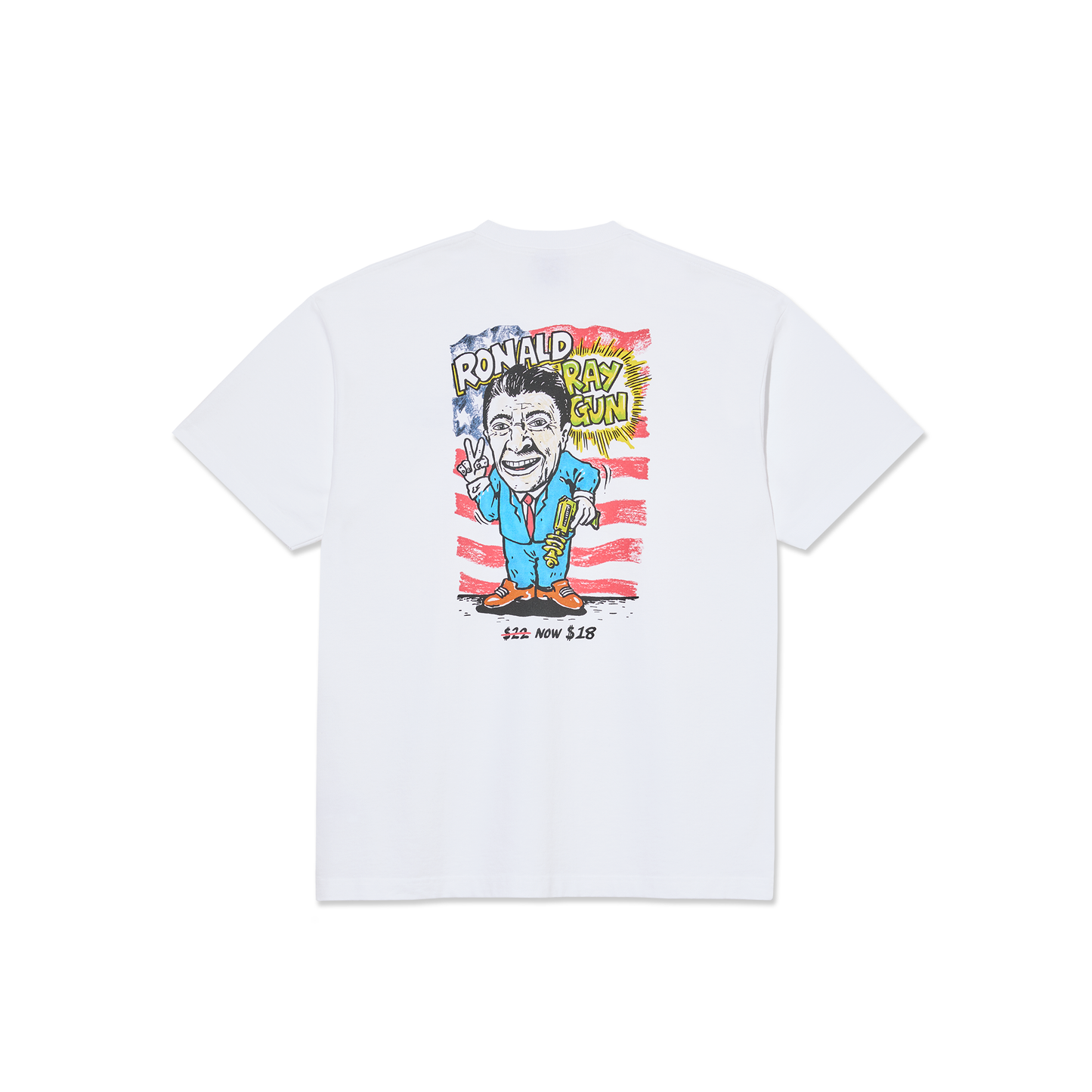 Polar Skate Co. Tee | Ray Gun - White