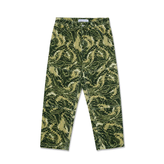 Polar Skate Co. - '93! WORK PANTS | CAMO - GREEN