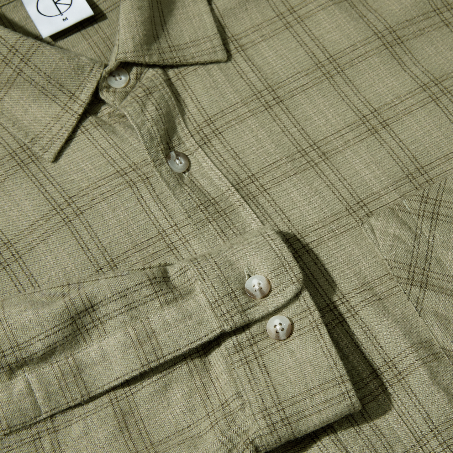 Polar Skate Co. - Mitchell LS Shirt Flannel - Green / Beige