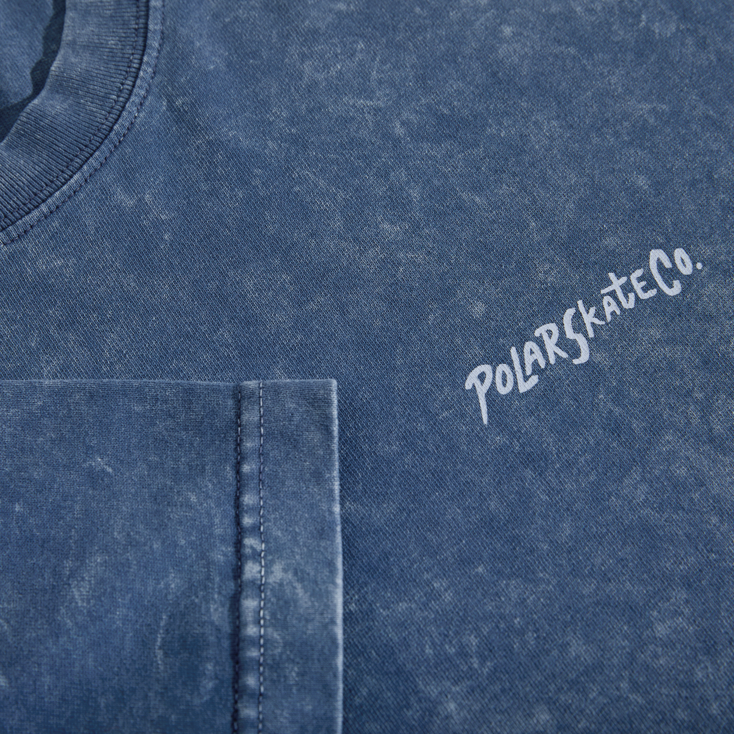 Polar Skate Co. - Acid Tee | Surf Logo - Dark Blue
