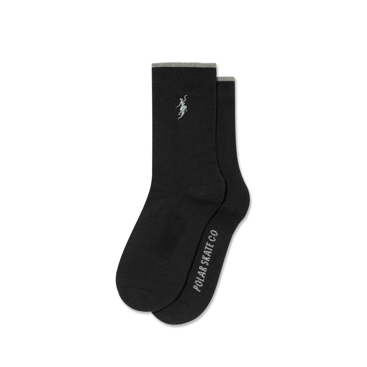 Polar Skate Co. - Business Socks | No Complies Forever - Black
