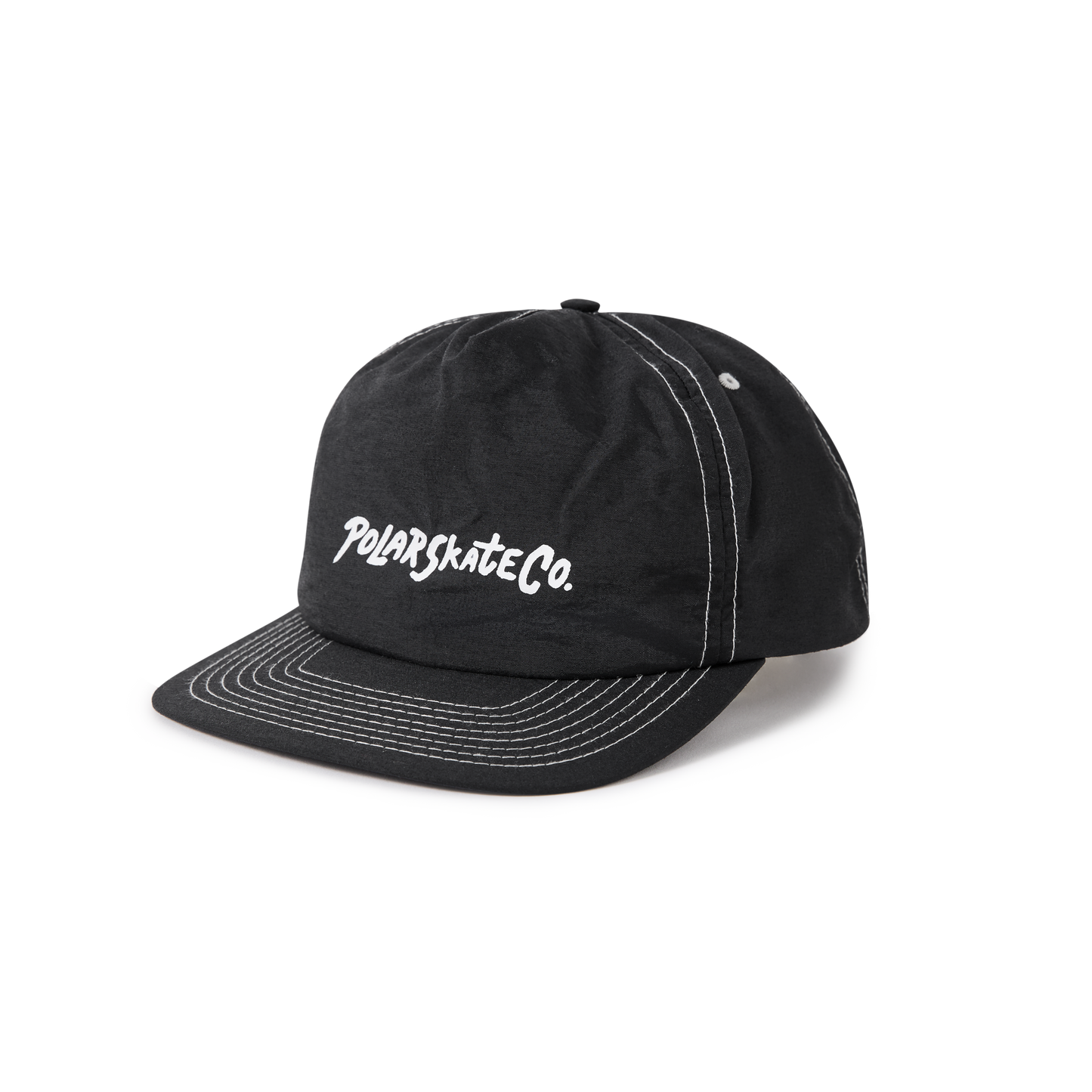 Polar Skate Co. - Earl Cap | Surf Logo - Black - O/S