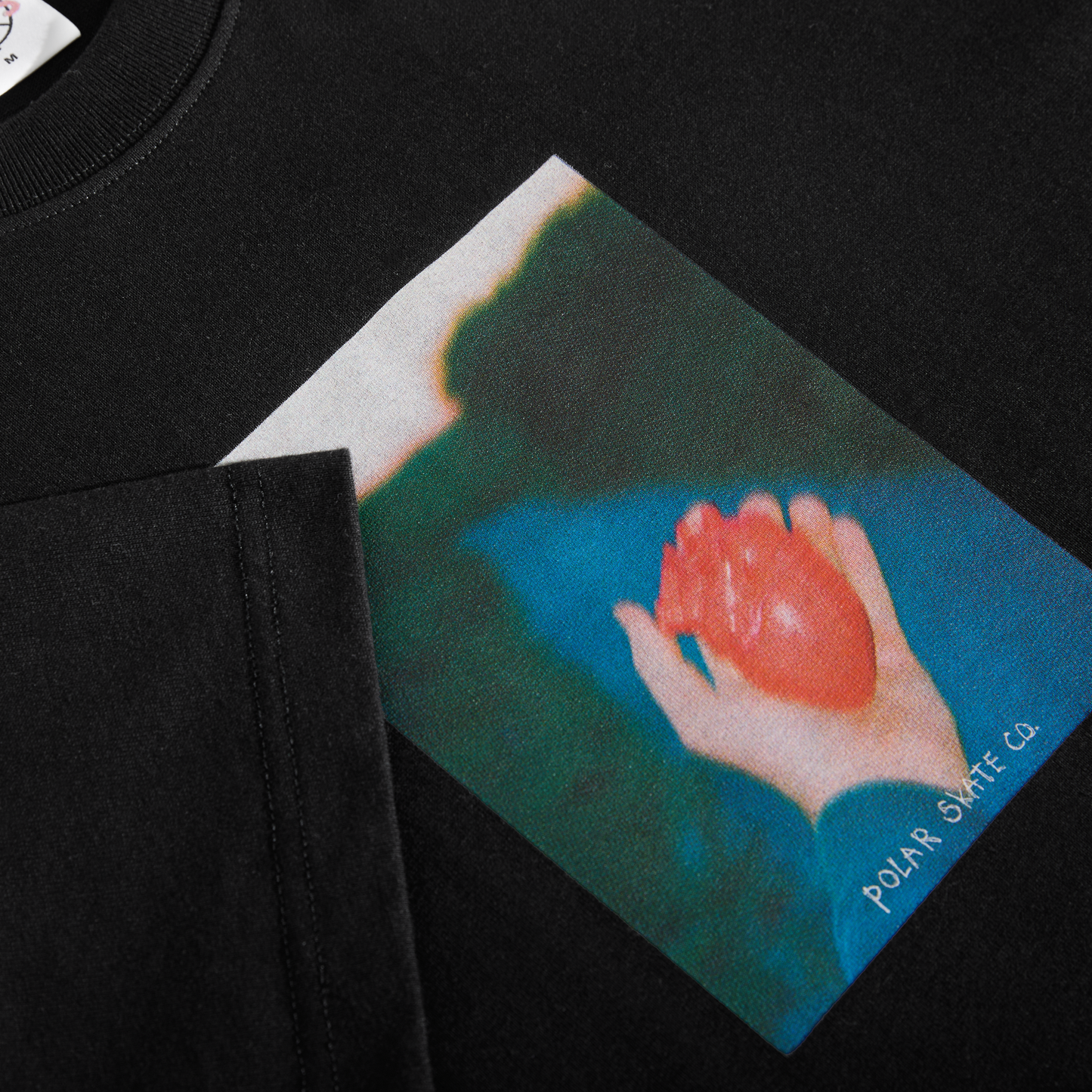 Polar Skate Co. - Tee | Heart in Hand - Black