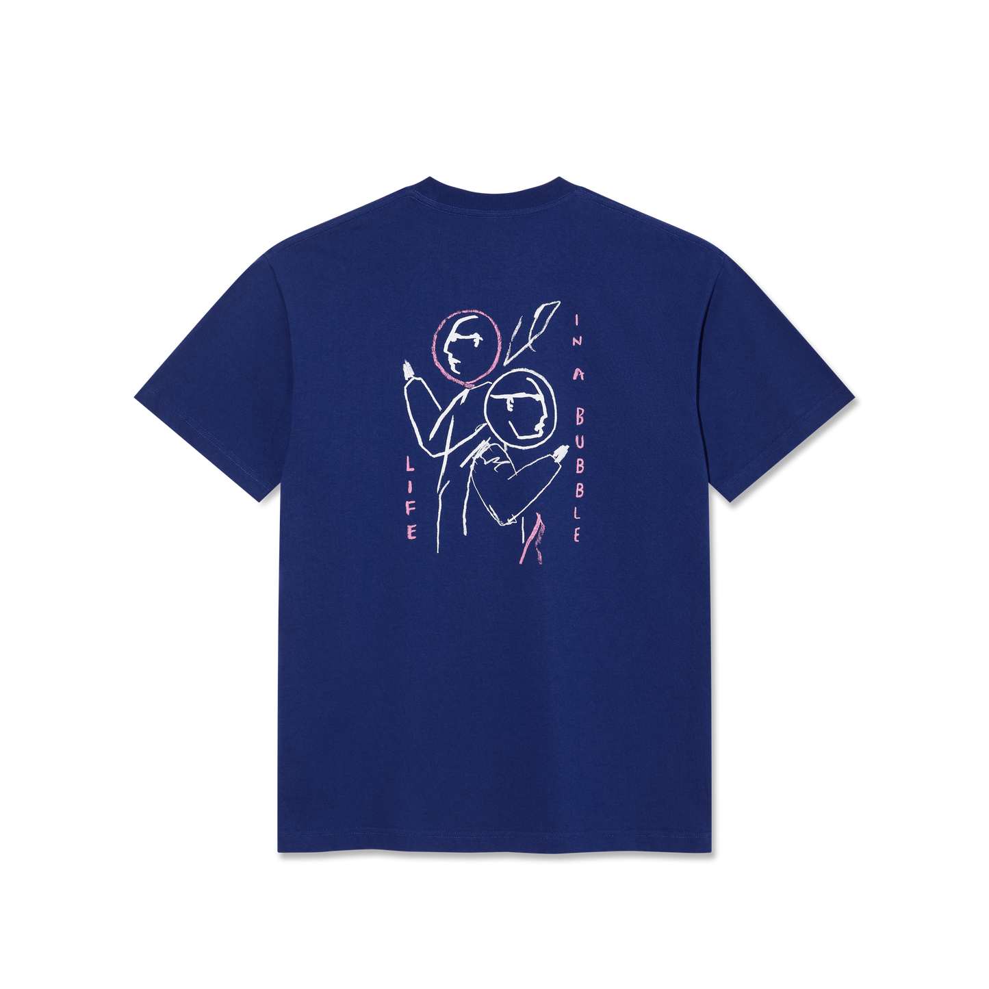 Polar Skate Co. - Tee | Life in a Bubble - Deep Royal Blue