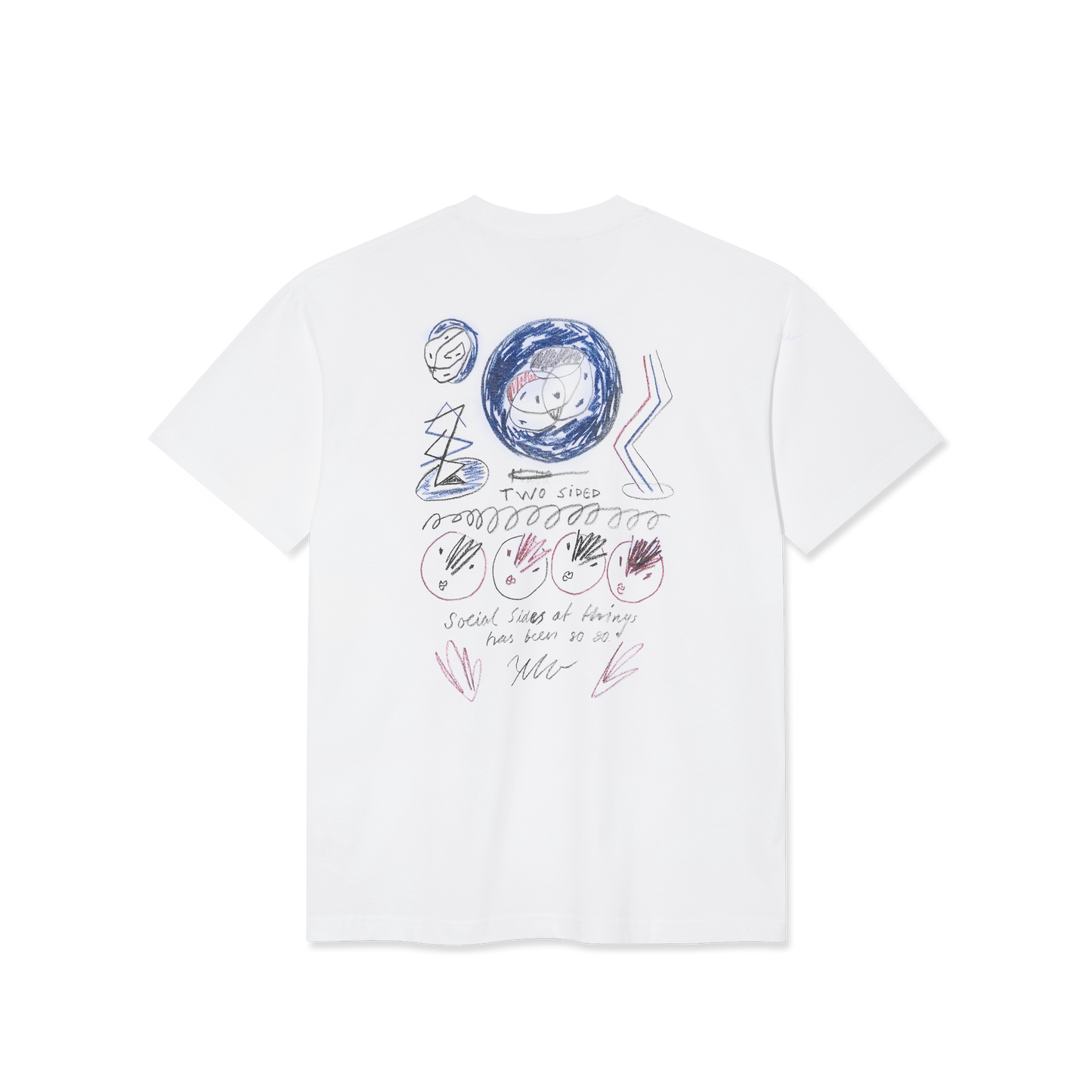 Polar Skate Co. - Tee | Social Side - White
